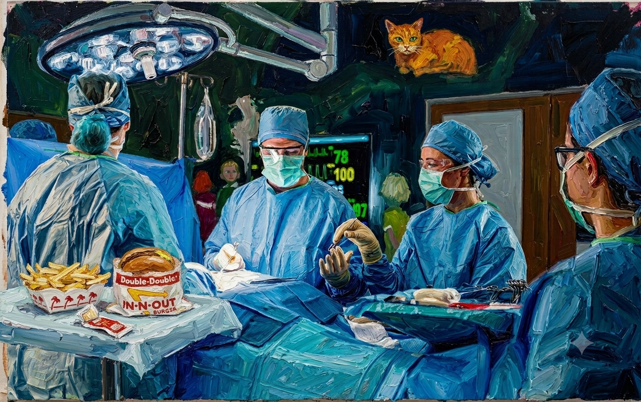 Operating room painting
